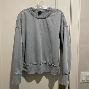 H&M Light Blue Sweatshirt